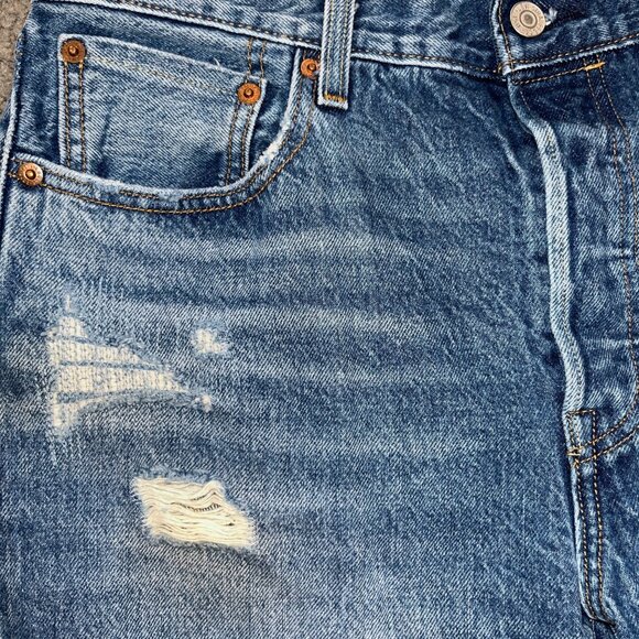 Levi's 501 - 150th Anniversary Jeans - Distressed - Size W29 L32 - Excel. Cond. - Picture 4 of 16